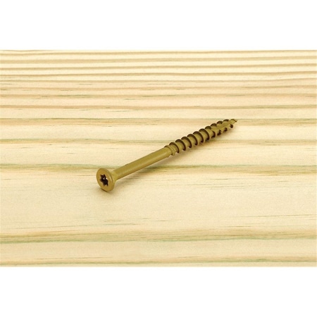 Starborn No.9 x 2.5 in. Star Flat Head Epoxy Coated Carbon Steel Deck Screws, 75PK 5001351